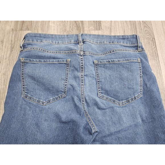 Old Navy Jeans Womens 12 Blue Super Skinny Mid Rise Stretch Denim Classic Style - Picture 3 of 10
